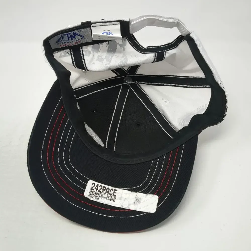 AJM International Baseball Cap Black White One Size Land Rover RPM Racing Hat - Picture 7 of 11